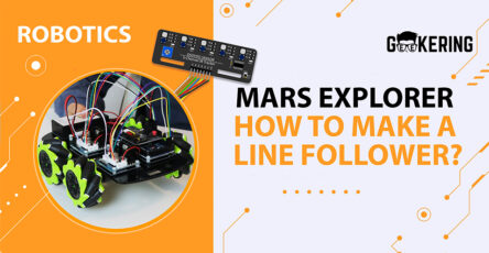 mars explorer - how to make a line follower